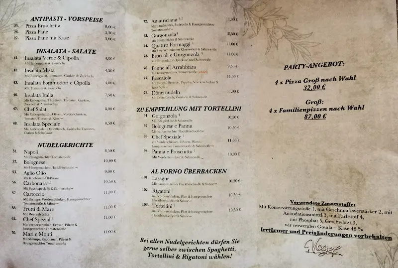 Menu_Pizza Abholservice La Strada_Uehlfeld_image_2