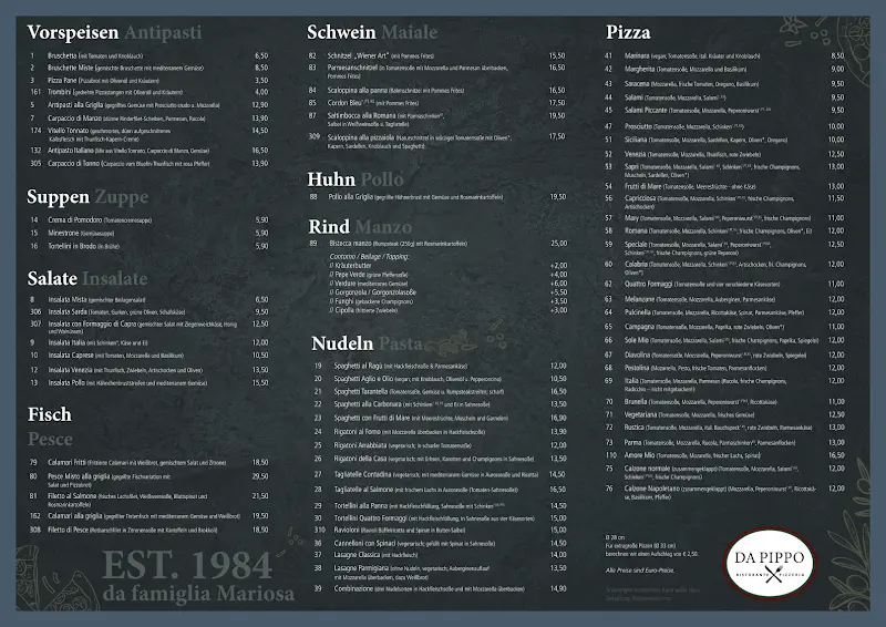 Menu_Ristorante & Pizzeria 