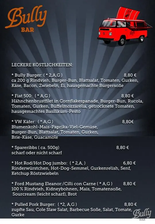 Menü_Bully Bar_Übersee_Bild_1