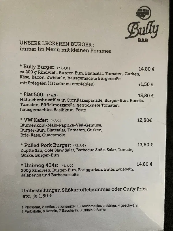 Menü_Bully Bar_Übersee_Bild_2