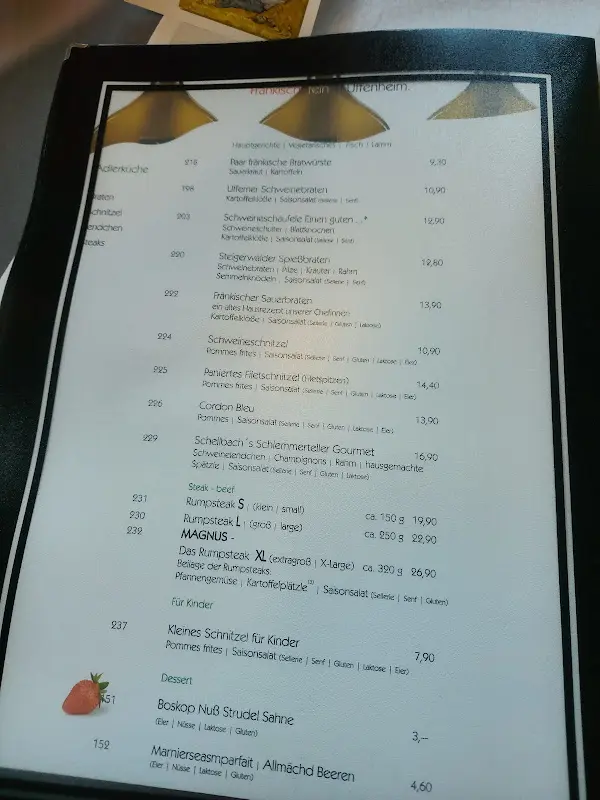 Menü_Schwarzer Adler_Uffenheim_Bild_3