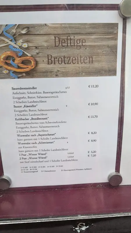 Menu_Kohlbachmühle Gasthof Pension Camping Alois und Erna Fesl_Untergriesbach_image_2