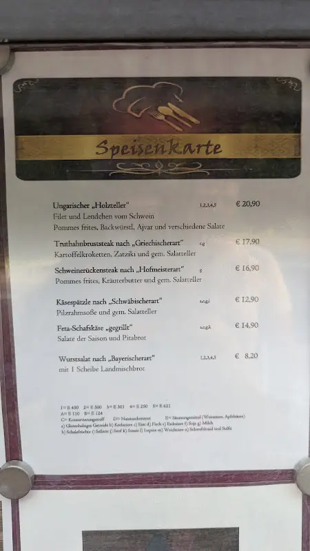 Menu_Kohlbachmühle Gasthof Pension Camping Alois und Erna Fesl_Untergriesbach_image_3
