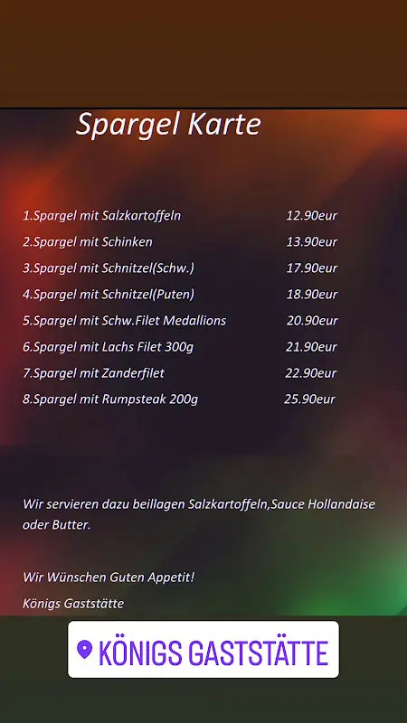 Menu_Königs Gaststätte_Unterschleißheim_image_2