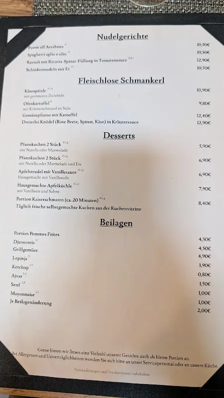 Menu_Restaurant & Café Waldblick_Unterschleißheim_immagine_2