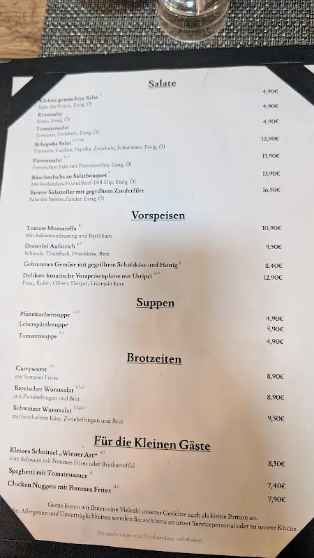 Menu_Restaurant & Café Waldblick_Unterschleißheim_immagine_3