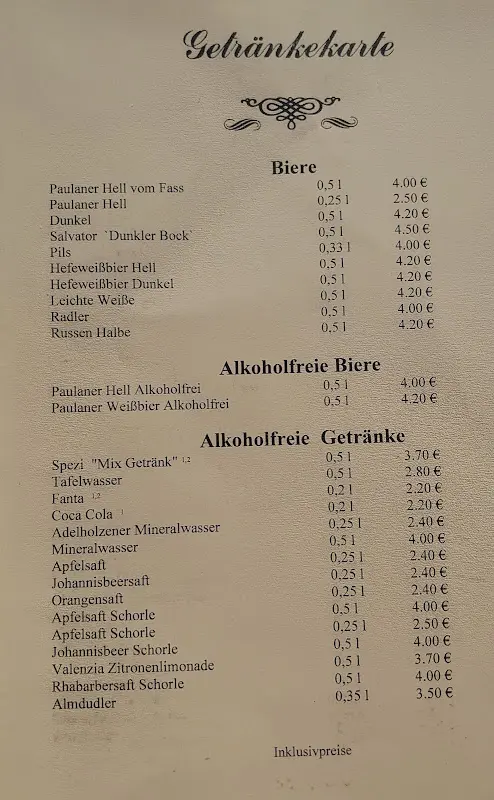 Menu_Berggasthaus Romanshöhe_Oberammergau_image_1