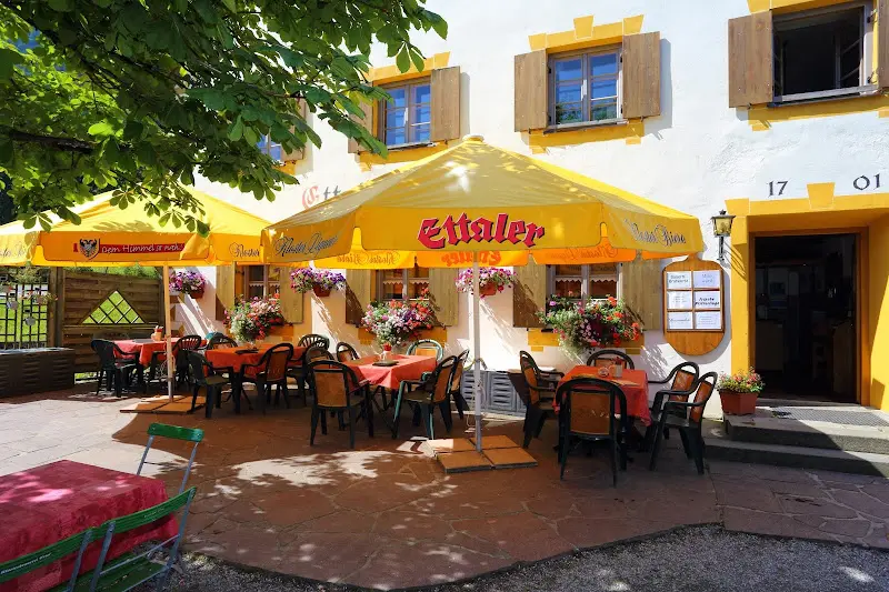 Ettaler Mühle restaurant in Ettal