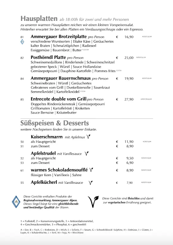Menu_Restaurant Hotel Alte Post_Oberammergau_image_1