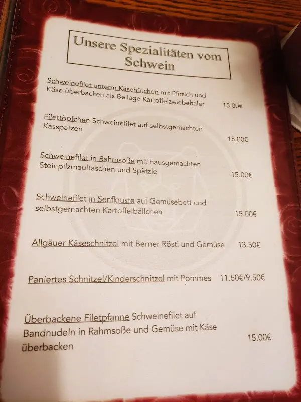 Menu_Gasthaus u. Metzgerei zum Bären_Untrasried_immagine_1