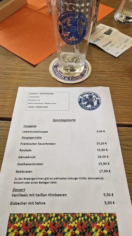 Menu_Brauerei-Gaststätte Eller_Untersiemau_image_1