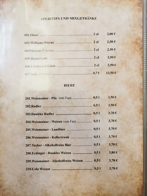 Menu_Taverne bei Alexandros_Untersiemau_image_1