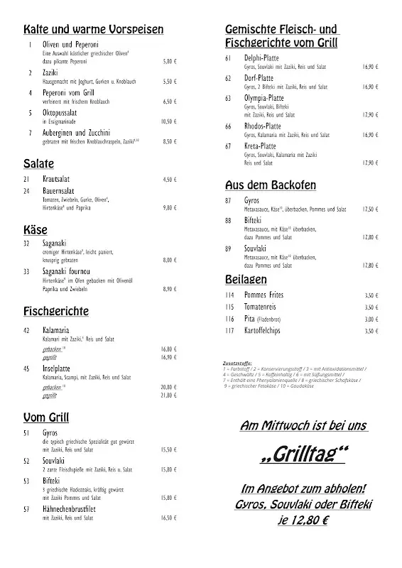 Menu_Taverne bei Alexandros_Untersiemau_image_2