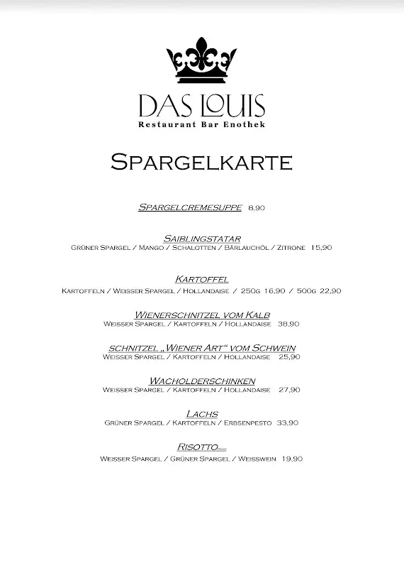 Menu_Restaurant Das Louis_Oberpfalz_immagine_1
