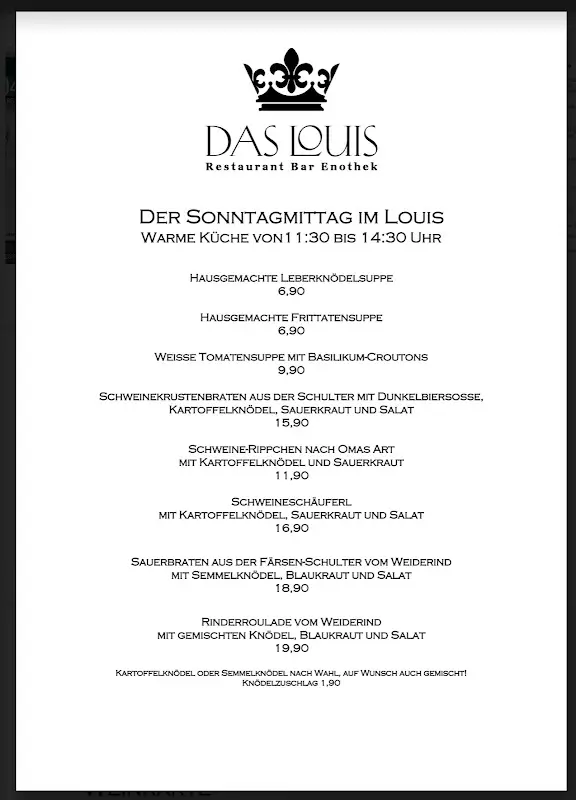 Menu_Restaurant Das Louis_Oberpfalz_immagine_4