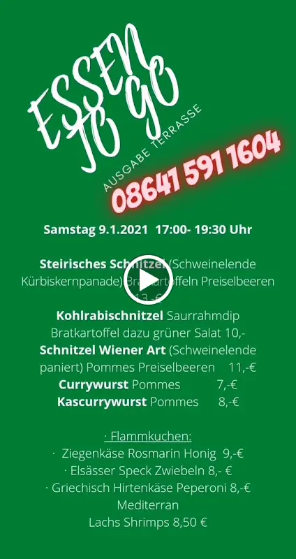 Menu_Cafe Bar Restaurant Foglwuid_Unterwössen_immagine_1