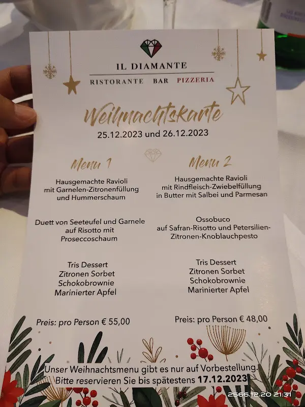 Menu_Ristorante Il Diamante_Unterföhring_image_2