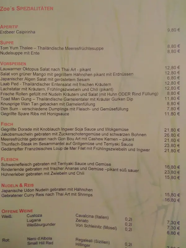 Menu_Zoe's Restaurant_München_image_1