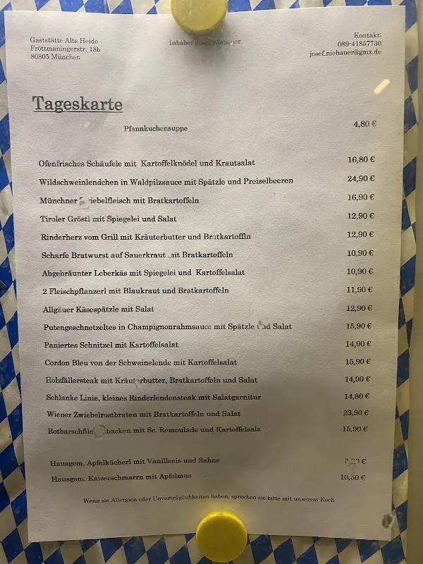 Menu_Restaurant Alte Heide_München_image_1