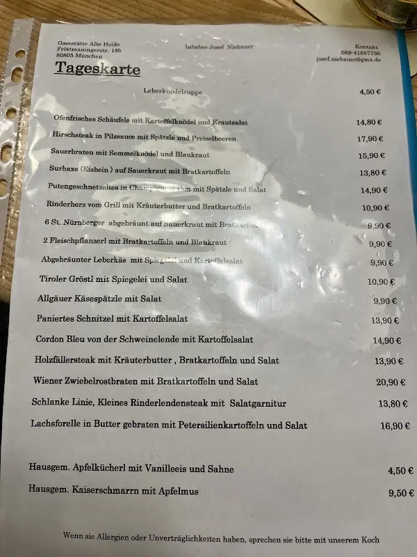 Menu_Restaurant Alte Heide_München_image_4