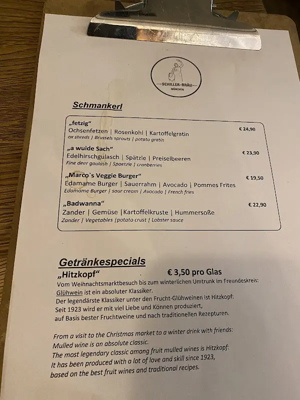 Menu_Schiller Bavarian Beerhouse_München_image_2