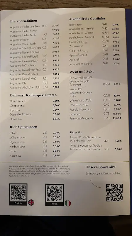 Menu_Augustiner Bräustuben_München_immagine_1