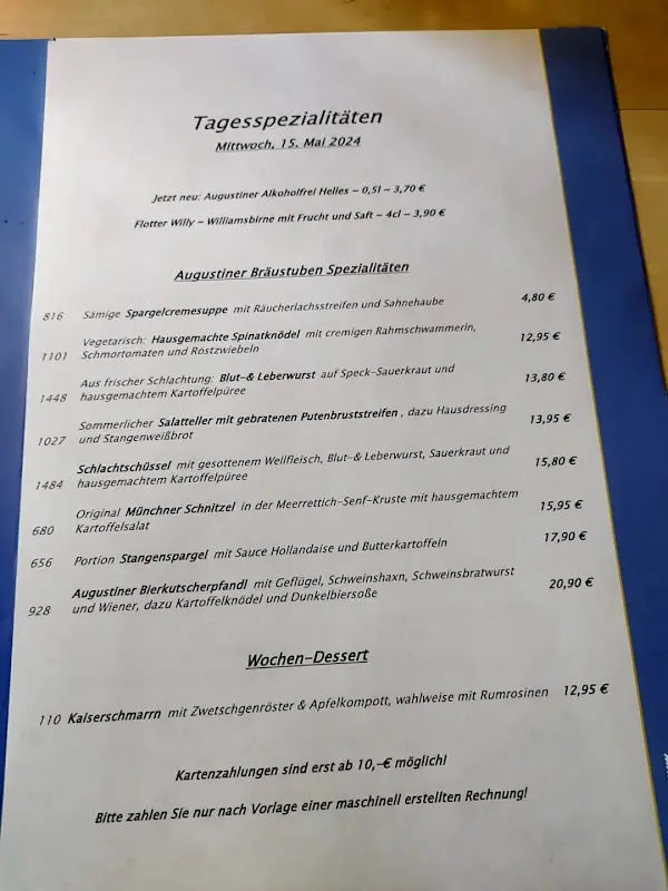 Menu_Augustiner Bräustuben_München_immagine_2