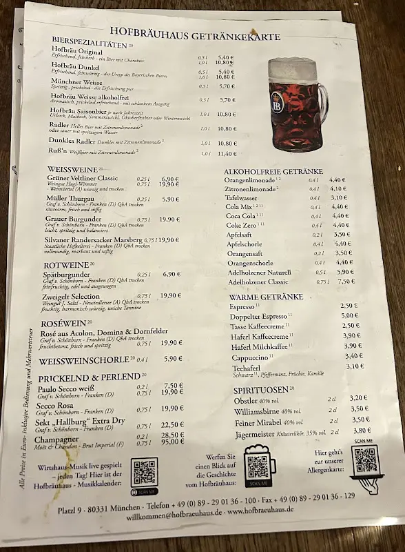 Menu_Hofbräuhaus München_München_image_4