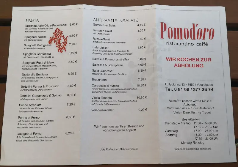 Menu_Ristorante Pomodoro_Vaterstetten_immagine_2