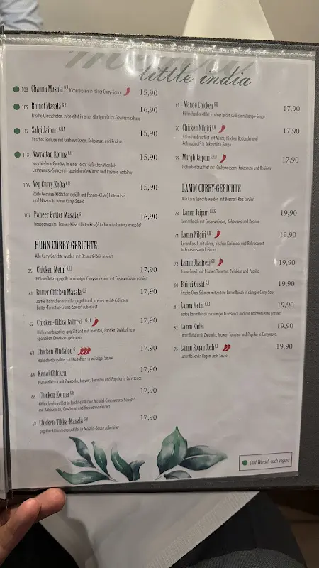 Menu_Little India_Vaterstetten_image_3