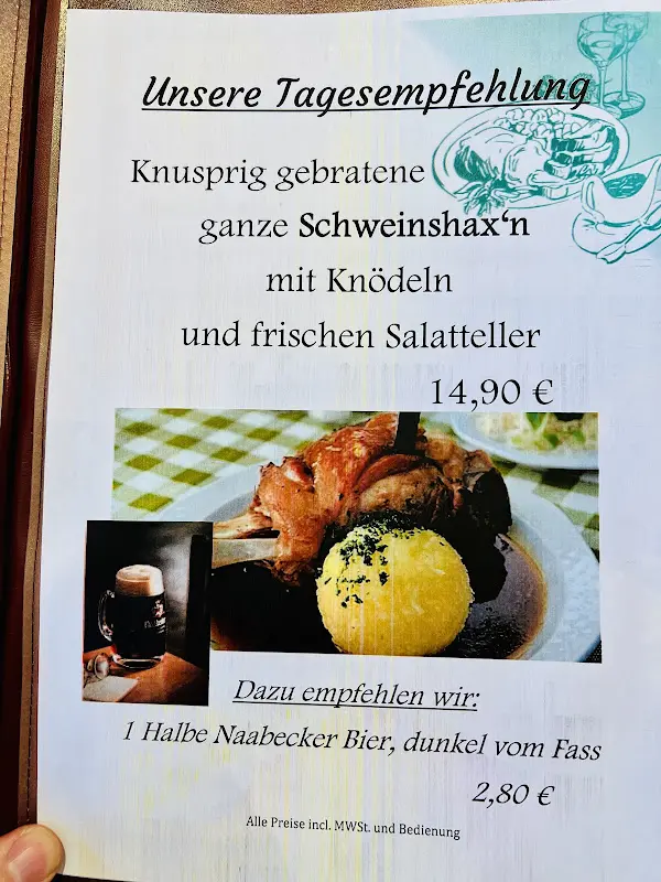 Menu_Waldschänke am Hirschpark B. u. B. Geitner_Ursensollen_immagine_4