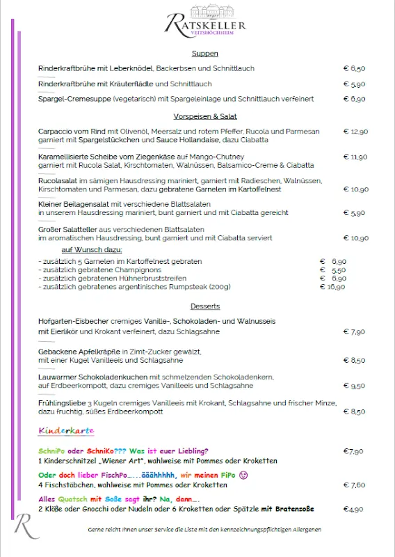 Menu_Ratskeller Veitshöchheim_Veitshöchheim_image_1