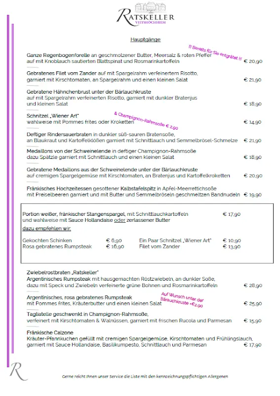 Menu_Ratskeller Veitshöchheim_Veitshöchheim_image_2