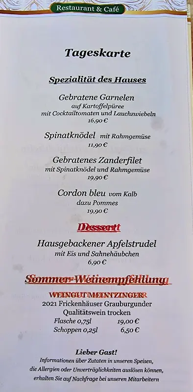 Menu_Restaurant Fischerbärbel_Veitshöchheim_image_1