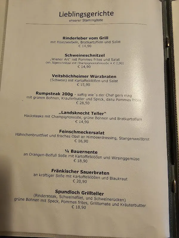 Menu_Spundloch - das Hotel & Weinrestaurant_Veitshöchheim_immagine_1