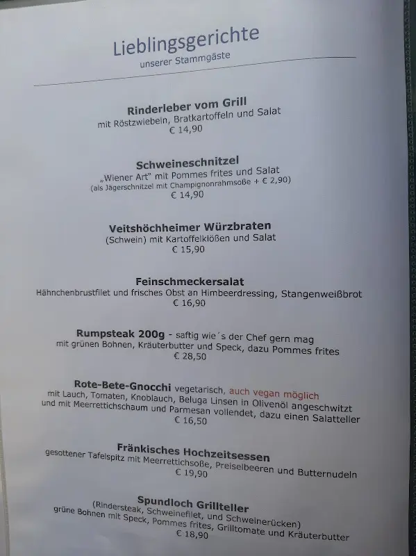 Menu_Spundloch - das Hotel & Weinrestaurant_Veitshöchheim_immagine_2
