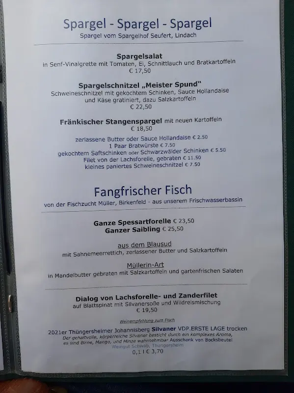 Menu_Spundloch - das Hotel & Weinrestaurant_Veitshöchheim_immagine_4
