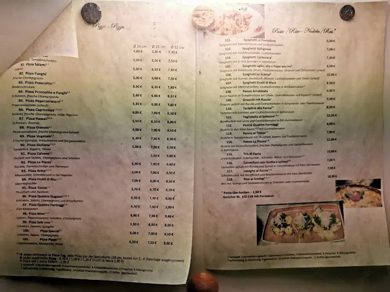 Menu_Bei Nino, Ristorante, Pizzeria,Eis, Eisdiele_Veitshöchheim_immagine_2