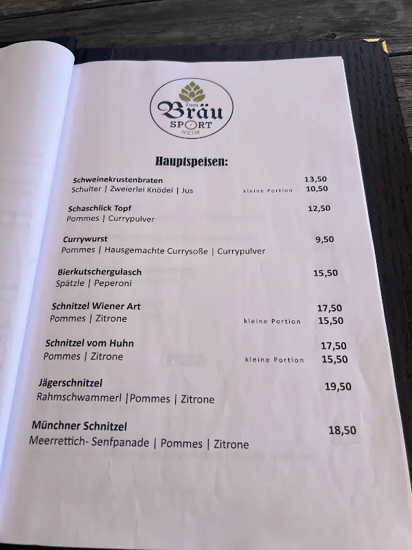 Menu_Zum Bräu am Sportheim_Vierkirchen_immagine_2