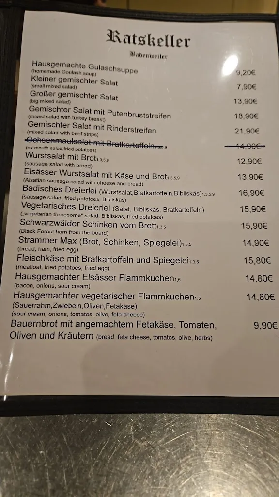 Menu_Restaurant Bar Ratskeller_Badenweiler_image_2