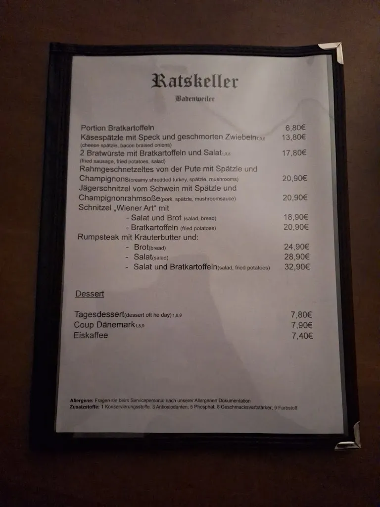 Menu_Restaurant Bar Ratskeller_Badenweiler_image_3
