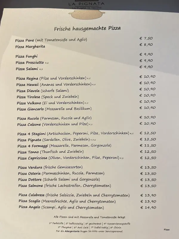 Menu_Osteria Pizzeria La Pignata_Vogtareuth_immagine_2
