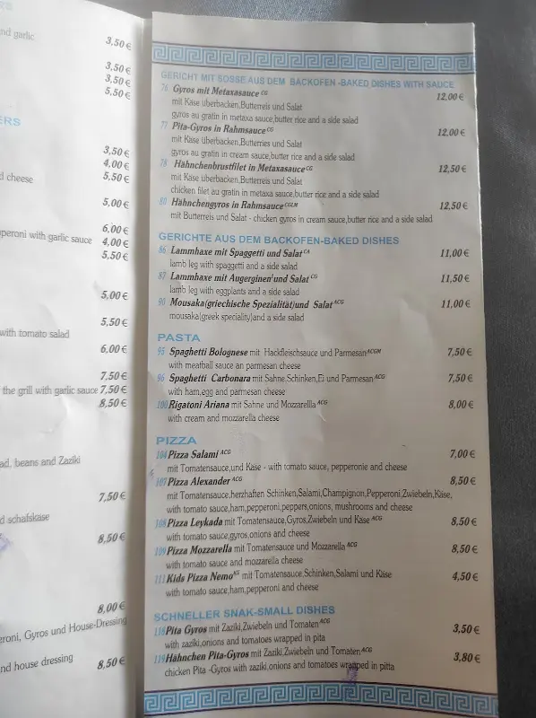 Menu_Taverna Mykonos_Vilseck_immagine_4