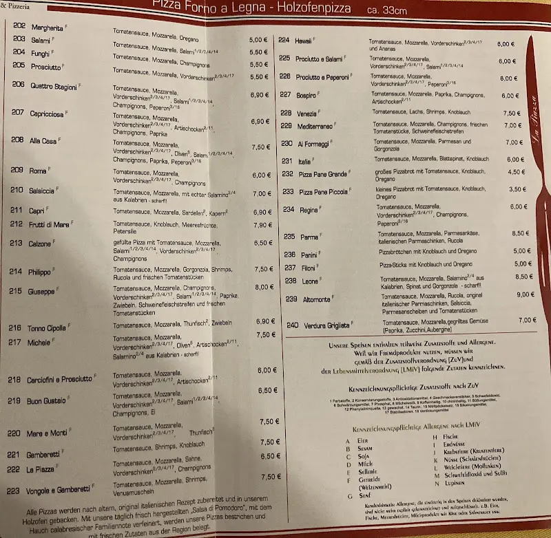 Menu_Ristorante La Piazza_Donau_image_4