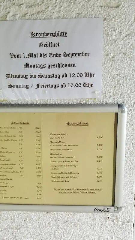 Menu_Alte Kronberghütte_Viechtach_image_1