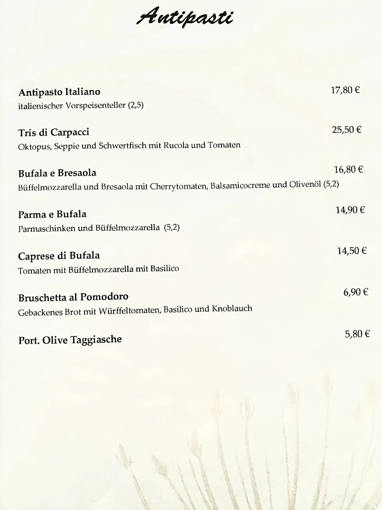Menu_Il Cappero Ristorante Pizzeria_Badenweiler_immagine_1