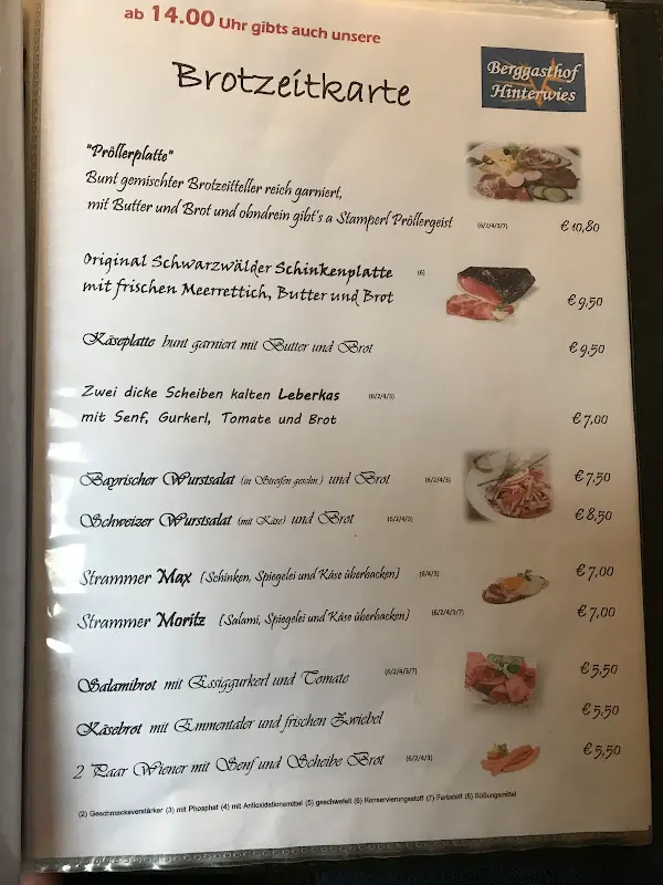 Menu_Berggasthof Hinterwies_Englmar_image_1