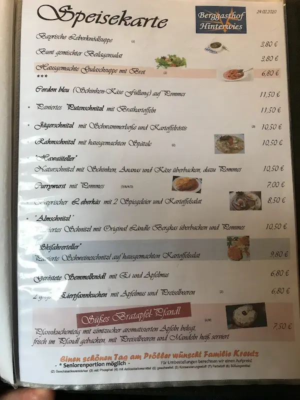 Menu_Berggasthof Hinterwies_Englmar_image_3