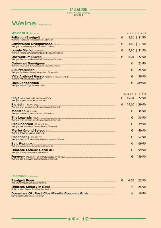 Menu_FALLALOON - FINE ASIAN DINING I Asia Restaurant I Velden am Wörthersee_Austria_immagine_4