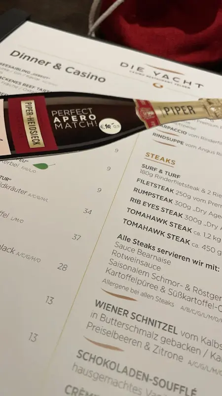 Menu_DIE YACHT - das Restaurant im Casino Velden_Austria_immagine_1